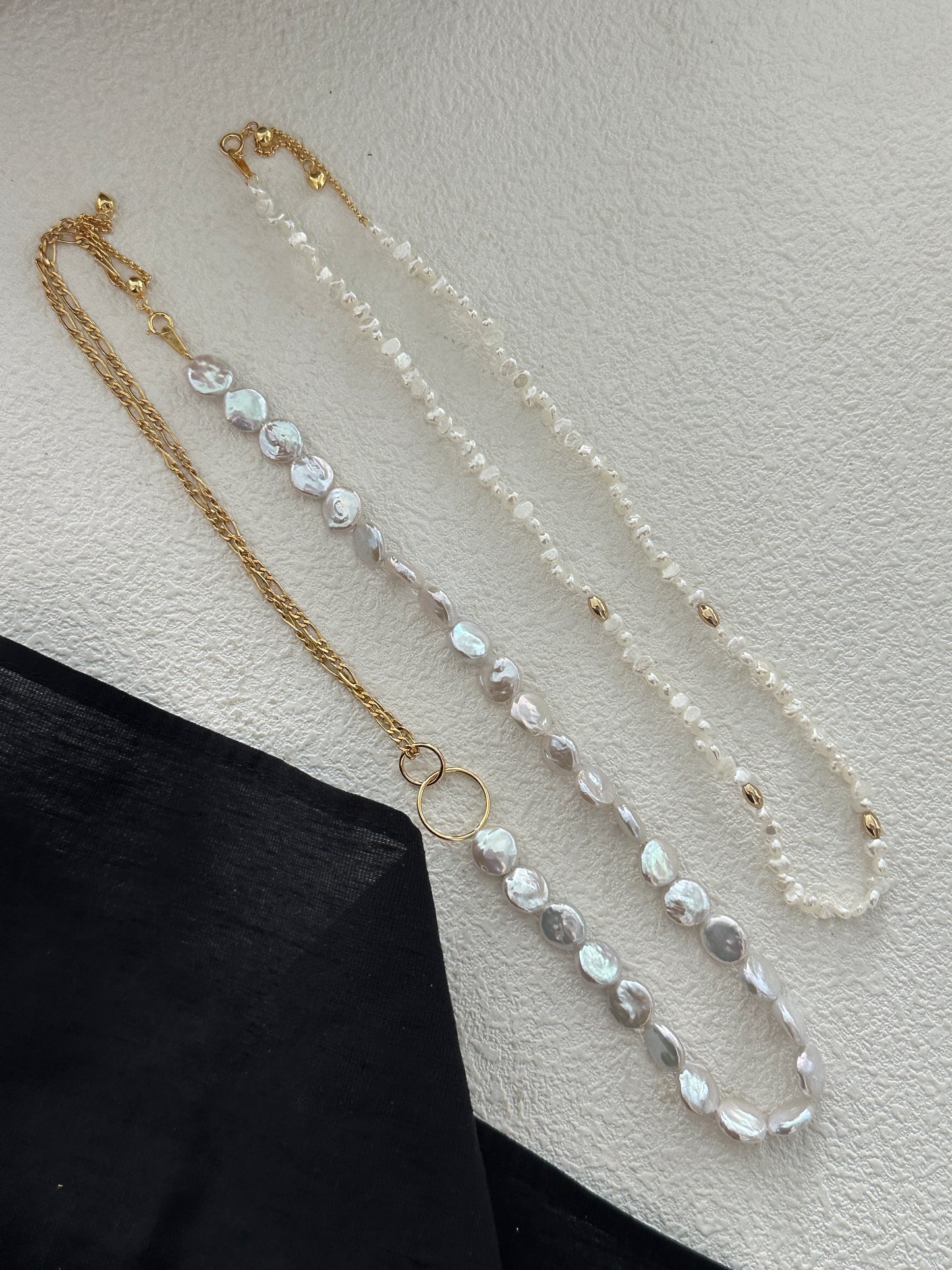 Aurora Pearl Chain Necklace