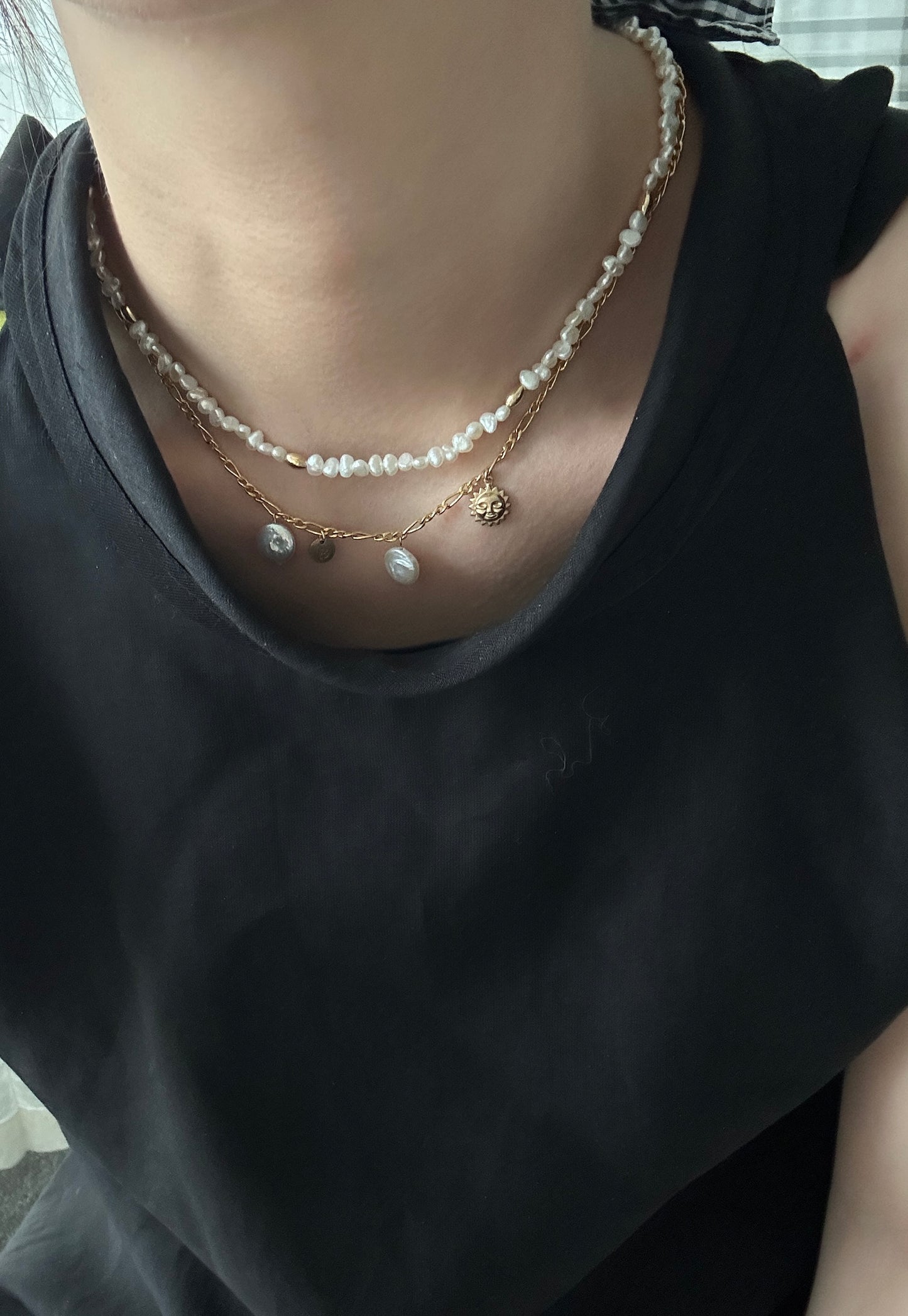 Moonlit Pearl Necklace